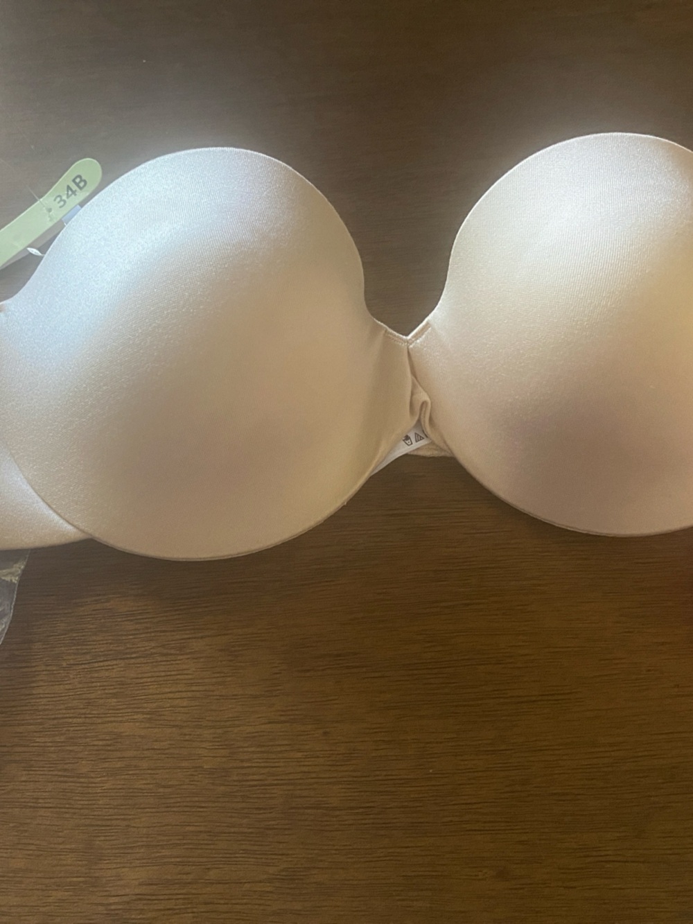 Maidenform Nude Strapless T-Shirt Bra Size 34B open box
